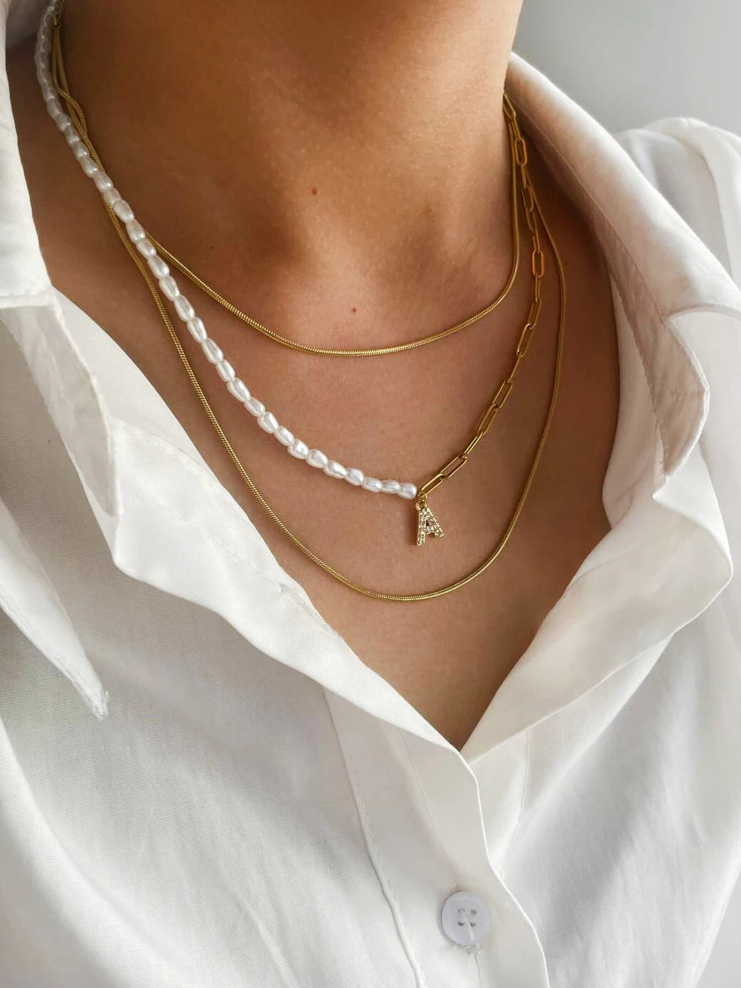 Half Pearl Initials