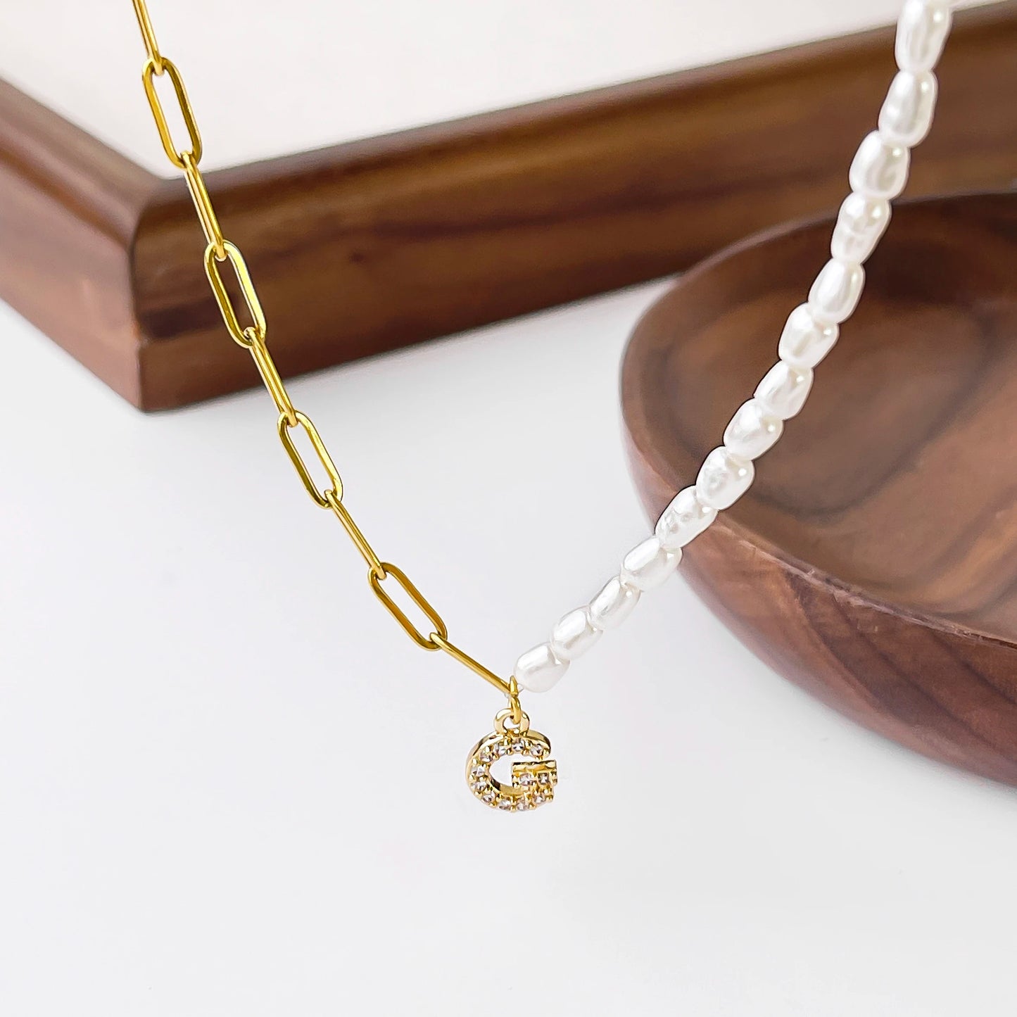 Half Pearl Initials