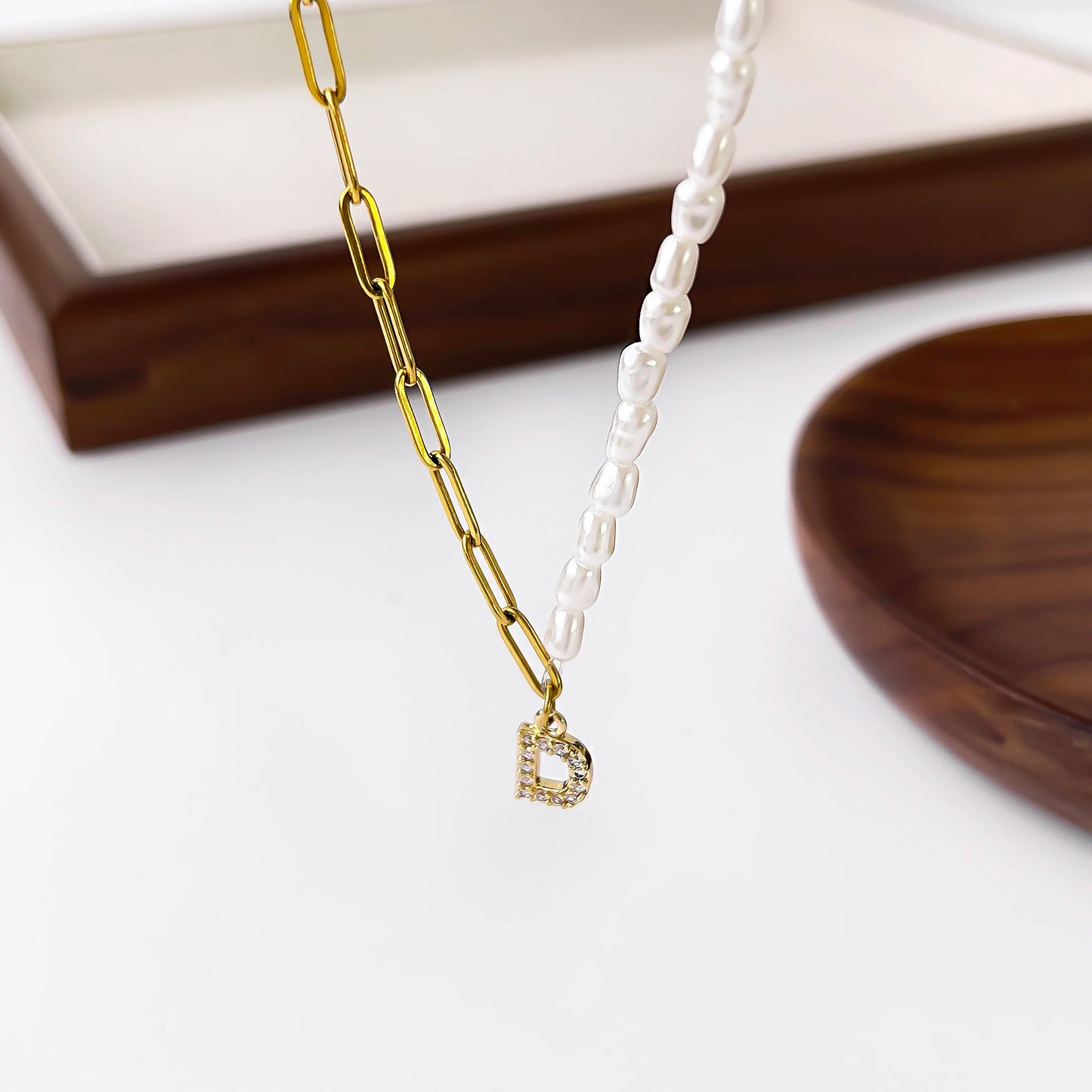 Half Pearl Initials