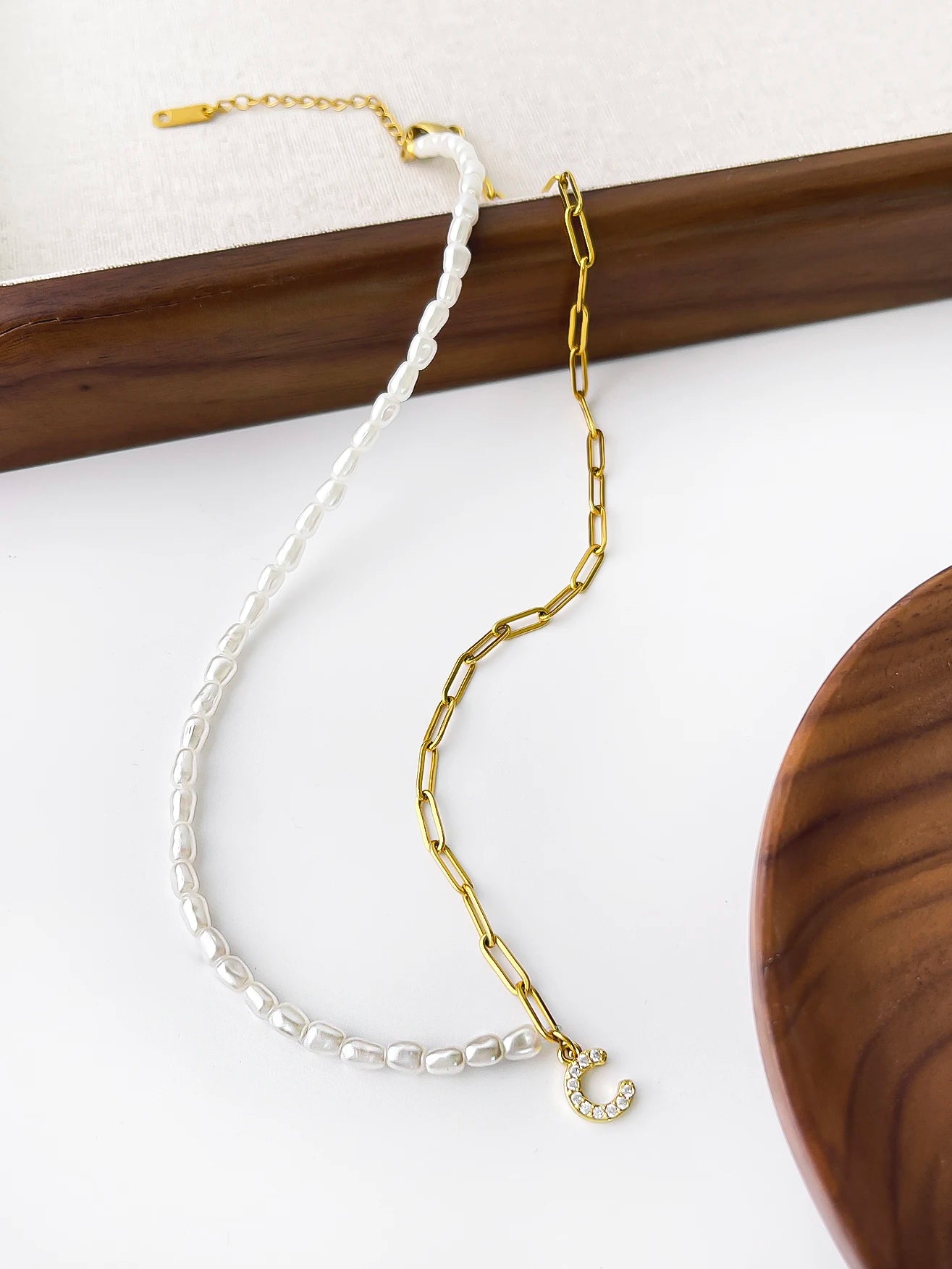 Half Pearl Initials