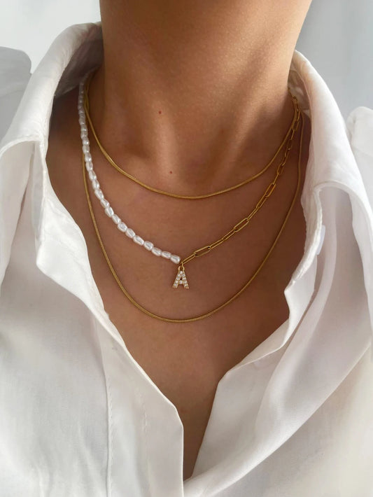 Half Pearl Initials