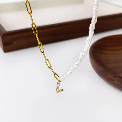Half Pearl Initials