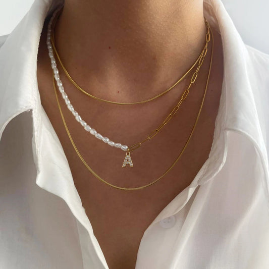 Half Pearl Initials