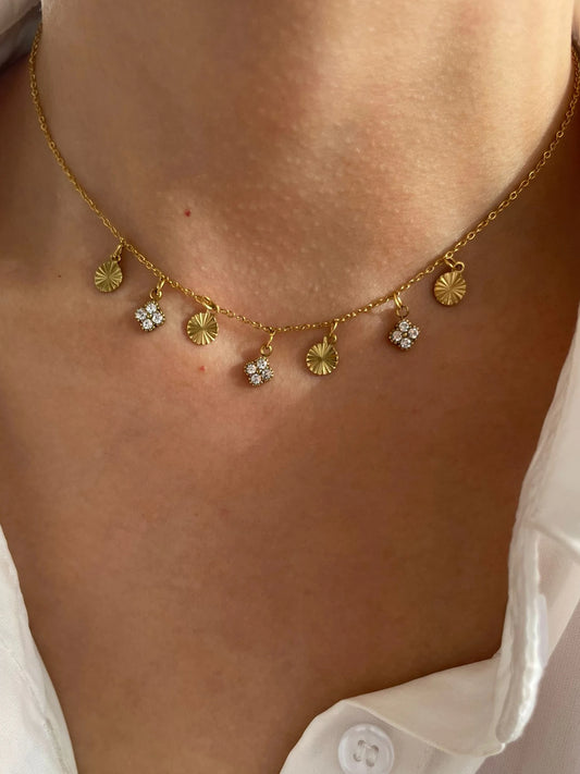 Iced Clover Choker